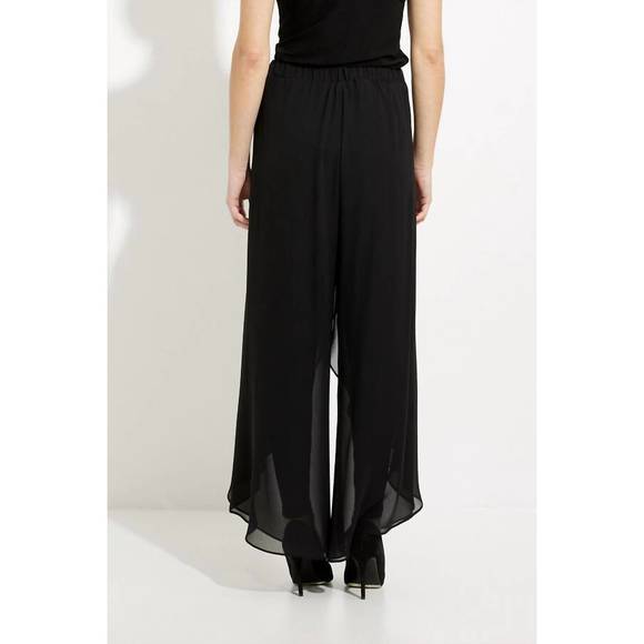 NEW JOSEPH RIBKOFF wide leg pants in black - Picture 2 of 4